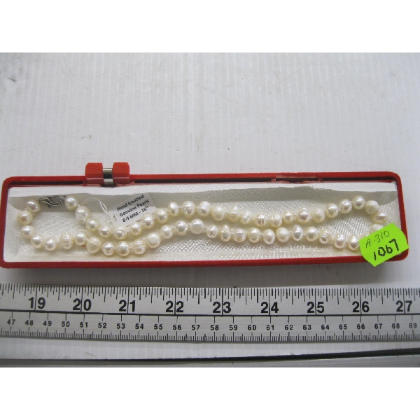 16" GENUINE PEARL NECKLACE