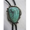 Image 1 : TURQUOISE & SILVER NAVAJO BOLO TIE