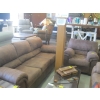Image 2 : 2 PIECE SOFA & MATCHING CHAIR - FROM SMOKER'S HOME, SOME SMALL BURN MARKS