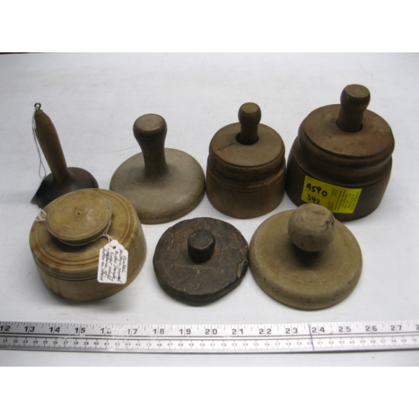 WOODEN BUTTER MOLDS