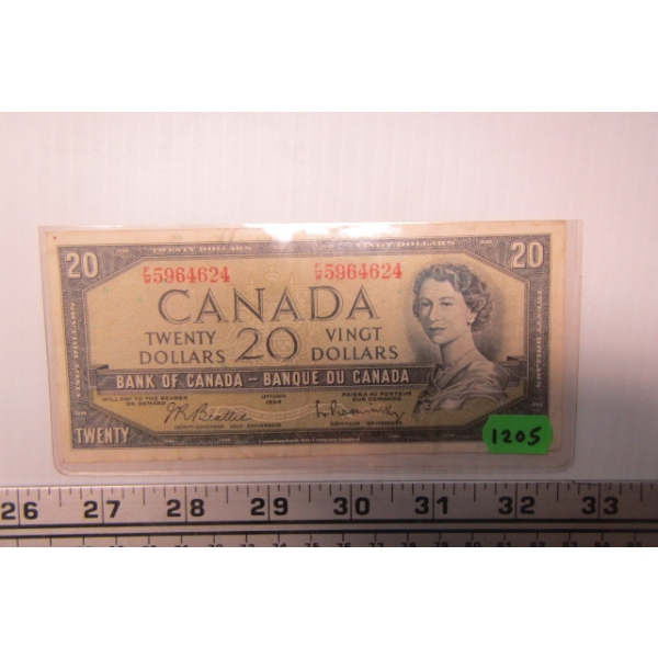 1954 CDN $20 BILL