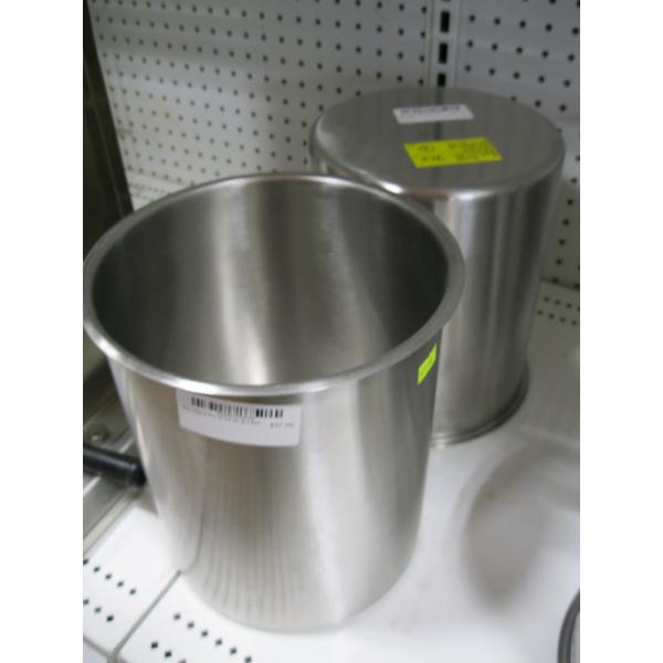 2 - 8 1/4QT. STAINLESS STEEL POTS