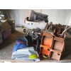 Image 1 : MISC. DRILL BITS, SM. HAND PLANER, BLACK & DECKER WORKHORSE BRACKETS, TARP, VISE, ETC.
