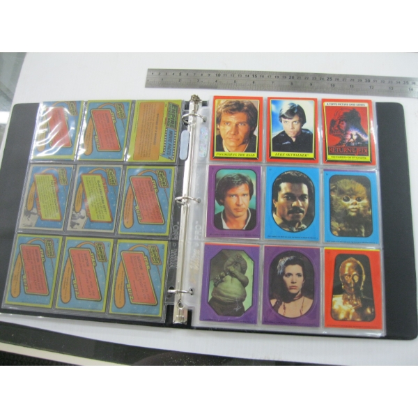 BINDER OF STAR WARS CARDS