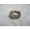 Image 2 : CHINESE .925 SILVER PUZZLE RING, SZ 5