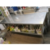 Image 1 : 24"X72" STAINLESS STEEL TABLE W/SHELF UNIT