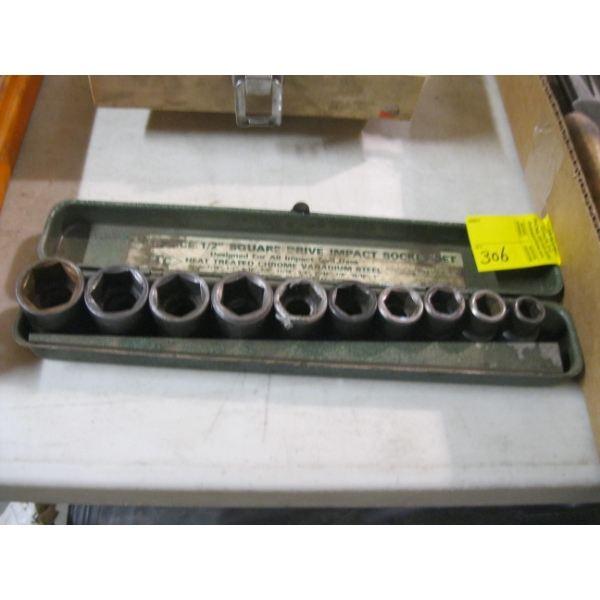 1/2" DRIVE ITC IMPACT SOCKET SET - SAE