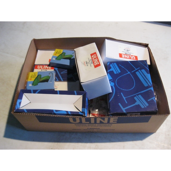 BOX OF ASST. PISTOL GRIP TOOLS, FASTENERS, ETC.