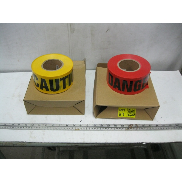 ROLL OF DANGER & CAUTION TAPE