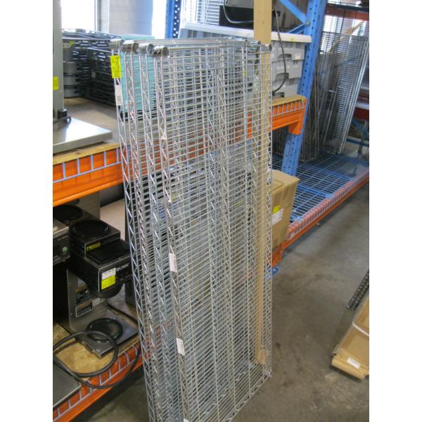 5 SHELVES & 4 POLES METRO LIKE SHELVING UNIT - 24X60 SHELVES