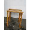 Image 3 : PAIR OF NESTING TABLES & A RUG DISPLAY HOLDER