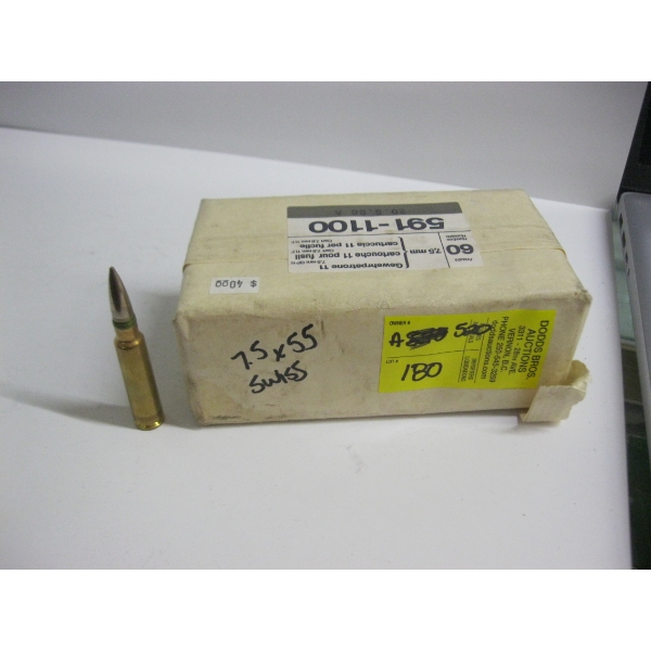 7.5X55MM SWISS |6X10 CARTRIDGES