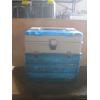 Image 1 : BLUE & TAN TACKLEBOX W/ASST. CONTENTS