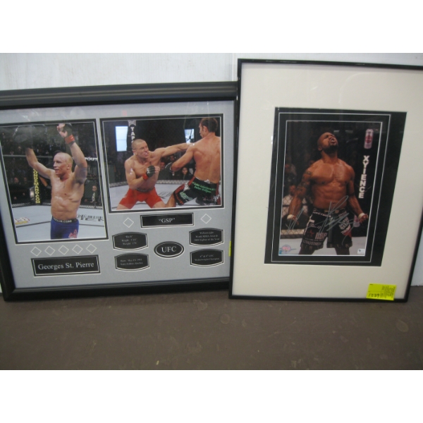 GEORGE ST. PIERRE UFC PICTURE & ANOTHER PICTURE
