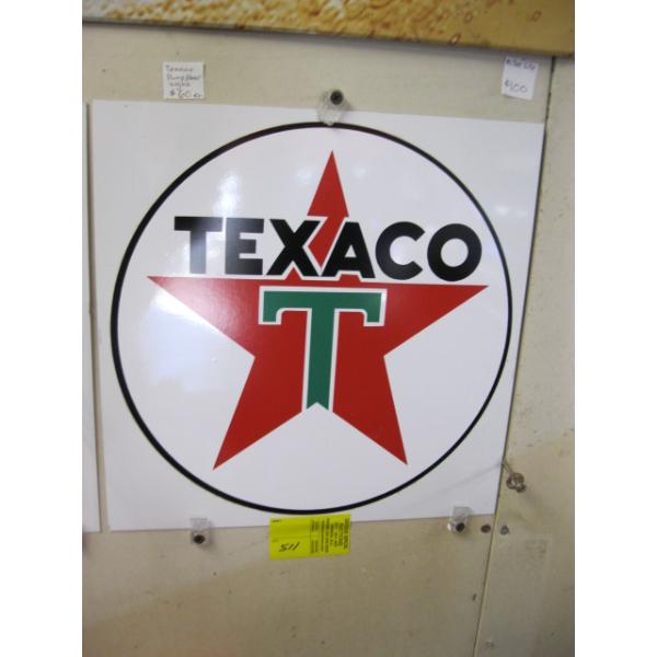 TEXACO PUMP DOOR SIGN