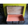 Image 3 : WOOD BOUND HALF STEAMER TRUNK