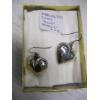 Image 3 : PR OF STERLING .925 SILVER HEART EARRINGS - 7.5G