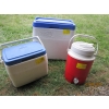 Image 1 : 2 COOLERS & A WATER JUG