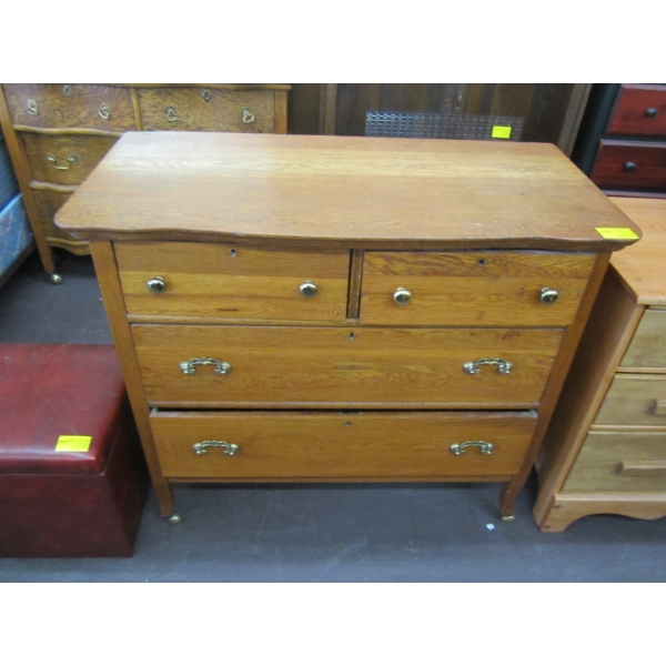 4 DRAWER OAK DRESSER