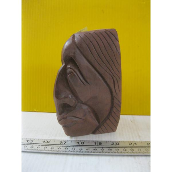 NWC SIGNED CARVED HEAD BY MIKE WILLIAMS