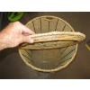 Image 2 : ROUND WICKER HAMPER LIKE BASKET