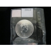 Image 2 : 2001 UNCIRCULATED 1 OZ .999 SILVER MAPLE LEAF $5 COIN