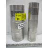 Image 1 : 2 BRUTALIST GERMAN LATHE TURNED METAL VASES