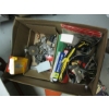 Image 2 : 2 BOXES OF MISC. ELECTRICAL, SOLAR PANEL, TROWELS, DRILL BITS, ETC.