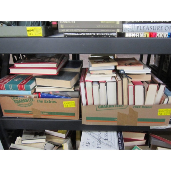 2 BOXES OF HARDCOVER BOOKS