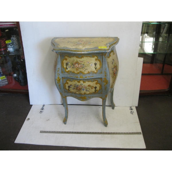 PAINTED END TABLE