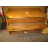 Image 2 : OAK 2 DOOR CHEST - MISSING FRONT PANEL