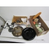 Image 1 : MISC. SILVER PLATE, GLASS BOWL, ETC.