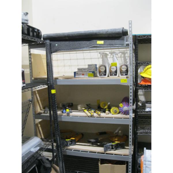 METAL SHELF UNIT, APPROX. 6'HX4'WX2'D