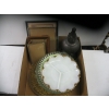 Image 1 : MISC. GLASS SERVING DISHES, PICTURE FRAMES, ETC.