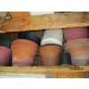 Image 4 : EVERYTHING INSIDE SM. BUILDING - POTS, SINK UNIT, DESK, TYPEWRITER, GARDEN TOOLS, SIGN, ETC.