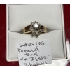 Image 1 : LADIES 14KT DIAMOND RING, 5.6G, W/A $3,685, SZ 5 1/2