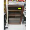 Image 1 : SM. WOODEN GLASS DOOR SHELF UNIT