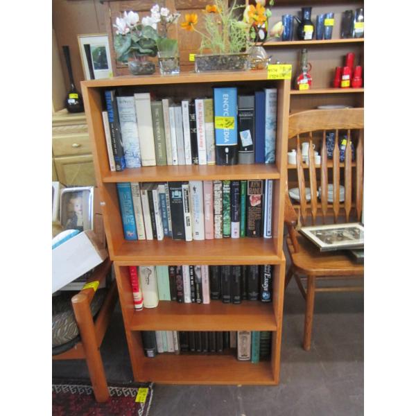 2 TEAK MCM SHELF UNITS