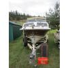 Image 2 : MARLIN 20' BOAT W/CUDDY CABIN, MERC 485 INBOARD/OUTBOARD ENGINE, EVINRUDE 8HP MOTOR