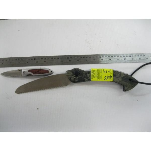 BACKPACK SAW & FOLDING KNIFE