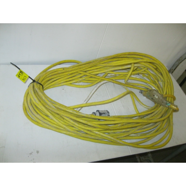 HEAVY DUTY YELLOW EXTENSION CORD