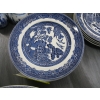Image 3 : SET OF JOHNSON BROS. WILLOW DISHWARE