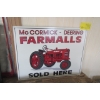 Image 1 : MCCORMICK DEERING FARMALL METAL SIGN