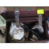 Image 2 : TRUNK & WICKER BASKET W/ASST. FIGURINES