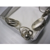 Image 4 : 5 STERLING RINGS .925 RINGS, SZ 4-8