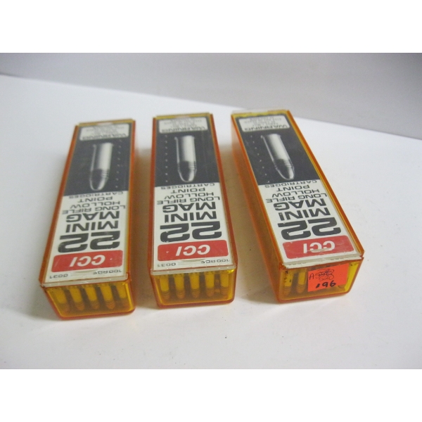 CCI 22 MINI MAG LONG RIFLE HOLLOW POINT|3X100 ROUNDS