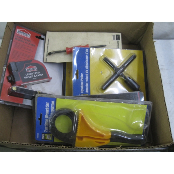 MISC. NEW ITEMS - TEST LIGHT, WRENCH STRAP, FLY WHEEL PULLER, ETC.