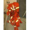 Image 1 : PLASTIC BIN W/ASST. LABCOATS, COVERALLS, ETC.