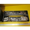 Image 3 : BLACK PLASTIC TOOLBOX W/MISC. TOOLS