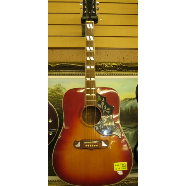 "AS IS" COLUMBUS 6 STRING ACOUSTIC GUITAR W/HARDCASE